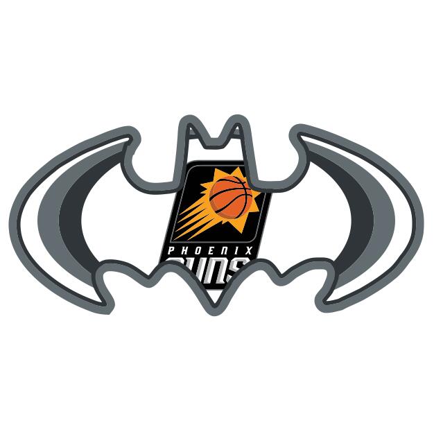 Phoenix Suns Batman Logo iron on heat transfer